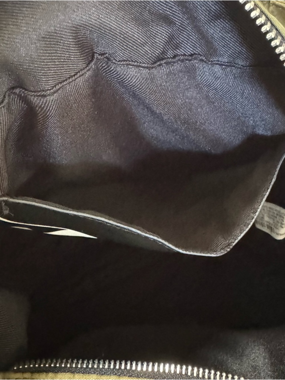 Olive Green Men's Nylon Convertible Backpack - Versatile Carry Zara - Picture 4 of 6
